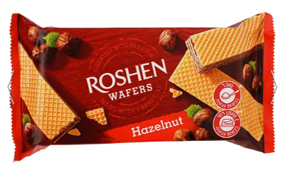 Вафлі Roshen Wafers Лісовий горіх 216 г
